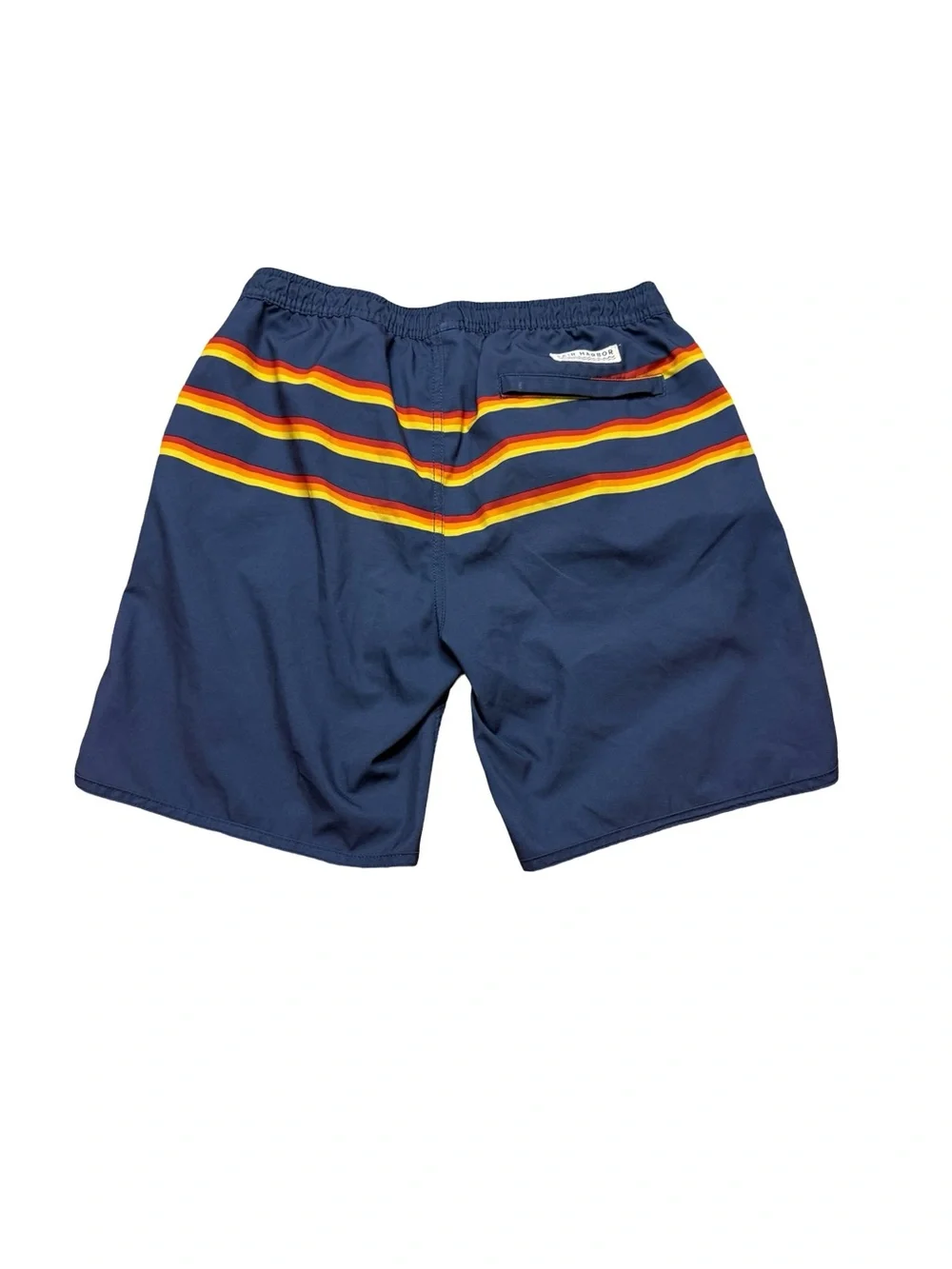 🩳 Fair Harbor Youth Swim Trunks XL Striped Lined Beach Shorts 🌊